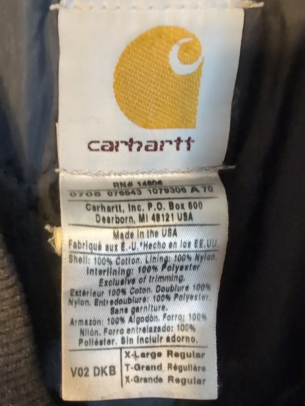 Carhartt vintage made